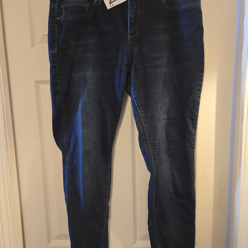 Royalty For Me Dark Blue Skinny Jeans